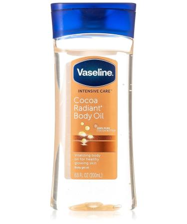 Vaseline Intensive Care Cocoa Radiant Body Gel Oil 6.8 Ounce 200 ml (Pack of 1)