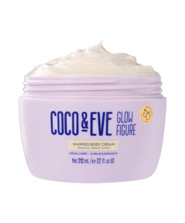 Coco & Eve Sunny Honey Body Moisture Whip - Lotion and Moisturizer for Women | Hydrating Body Cream (7.2 fl oz) (Tropical Mango)