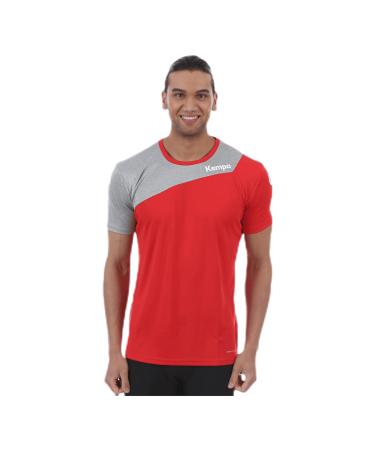 Kempa Unisex Kids Core 2.0 Jersey Kids Jersey 128 Red/Dark Grey Melange