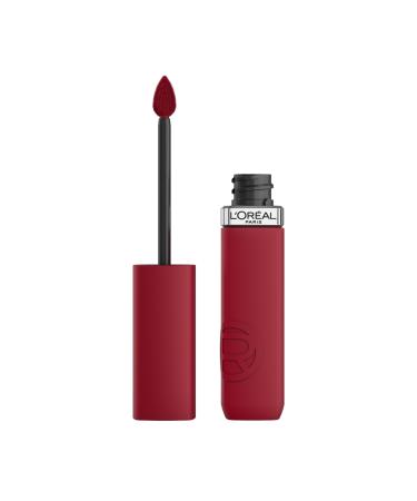 L'Or al Paris Liquid Lipstick Intense Colour Longwear Matte Formula with Hyaluronic Acid Transfer- and Smudge-Resistant Infallible Matte Resistance Shade: 420 Le Rouge Paris/True Romance 420 Le Rouge Paris / True Romance