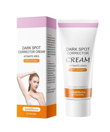 Dark Spot Corrector Cream Dark Spot Remover for Face and Body with Collagen Niacinamide Intimate Areas and Bleaching Neck Underarm Elbow Inner Thigh and Knees Bikini Line Instant Result 2 oz