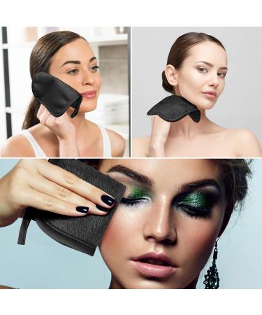 URAQT 6 Pack Face Cloths Make Up Remover 7.87 * 7.87in Soft Microfibre Face Wipes for Reusable Makeup Remover Cloth Washable Ultra Soft Facial Cleansing Wipe Cloths (Black) 6 Pcs-Black - Buy Online on SooperMarket.com