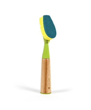 Full Circle Suds Up Soap Dispensing Dish Sponge with Bamboo Handle, 3 oz