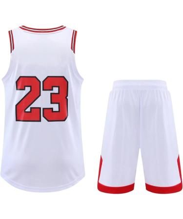 2023/2024 Basketball Jersey & Shorts for Children/Adults - C-23 White XL | 2-Part Basketball Shirt & Vest Set - Buy Online on SooperMarket.com