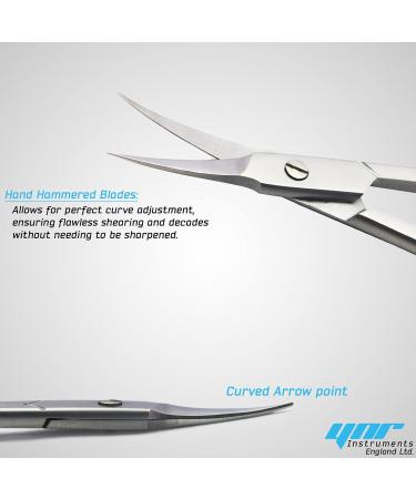 Nail Scissors Professional Cuticle Scissors Extra Strong Straight Curved Manicure Nail Art Scissors (CS-04) - Buy Online on SooperMarket.com