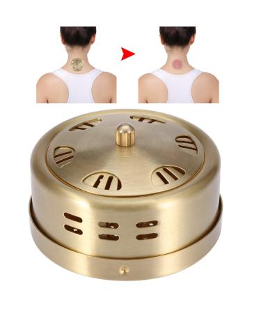 Portable Moxa Box - Pure Copper Moxa Stick Burner for Acupuncture Points | International Shipping - Buy Online on SooperMarket.com