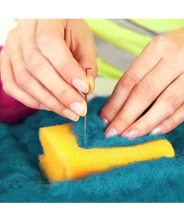 Mayboos 35 Pcs Needle Felting Needles Kit with Star Twisted, Cone, and Triangular Shapes - Color Coded Wool Felting Supplies with Needle Box - Buy Online on SooperMarket.com