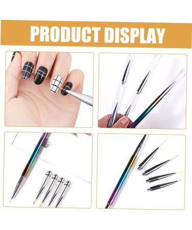 PLAFOPE 1 Set Nail Art Drawing Pen Thin Nail Art Brush Nail Painting Nail Art Pen Salon Nail Art Tools Nail Salon Manicure Drawing Tool Nail Art Supplies Manicure Liner Manicure Painting - Buy Online on SooperMarket.com
