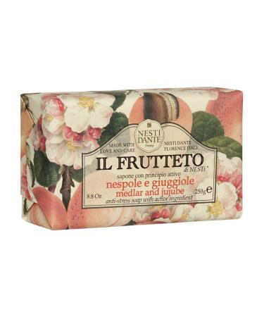 Nesti Dante Il Frutteto Anti-Stress Soap - Medlar & Jujube 250g | Luxurious Natural Soap for Stress Relief | Buy Internationally - Buy Online on SooperMarket.com