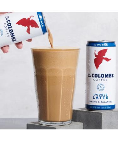 La Colombe Double Shot Draft Latte 9oz - 16 Pack - Cold-Pressed Espresso & Frothed Milk - Real Ingredients - Grab & Go Coffee - Buy Online on SooperMarket.com
