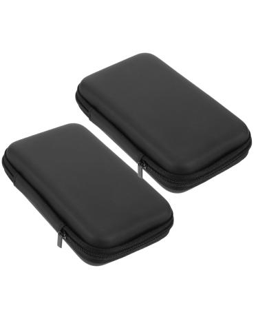 Travel Cable Organizer 2pcs Electronic Organizer Cable Organizer Bag Cord Carrying Case Earphone Pouch Napkin Storage Bags for Powerbank USB Hard Drive