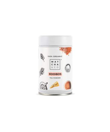 Rooibos tea powder 100% organic 70 g organic rooibos. Rooibos tea 100% natural tea 70 g (1 pack)
