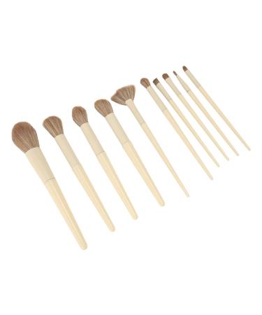 Soft Comfortable Grip 10pcs Eye Shadow & Concealer Brush Set | Premium Makeup Brushes for Creamy & Powder Application - Buy Online on SooperMarket.com