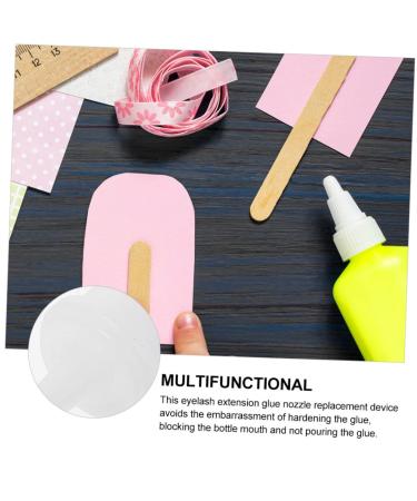 FRCOLOR 100 Pcs Eyelash Glue Shaker & Replacement Heads - Perfect for Lash Extensions & False Eyelashes - Buy Online on SooperMarket.com