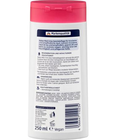 15% Urea Instant Care Milk 2in1 - Regeneration & Moisture for Extremely Dry Sensitive Skin - 250ml | International Shipping - Buy Online on SooperMarket.com