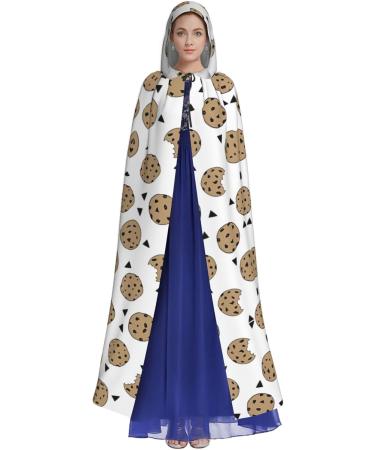 YYHHAOFA Halloween Adult Hooded Cloak - Cosplay Party Costume for Men and Women Cookies Food Chocolate Chip Biscuits Cookies Food Chocolate Chip Biscuits One size - Buy Online on SooperMarket.com