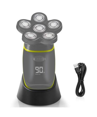 Telfun Anti-Slip & Water-Resistant Charging Dock - USB Powered Stand for Telfun Head Shaver for Bald Men Includes Charging Cable (Shavers Not Included) 5812 Charging Dock