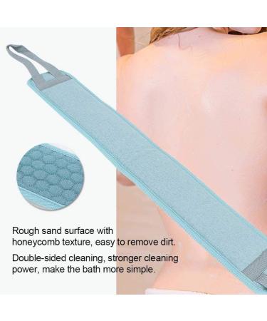 Double-Sided Exfoliating Loofah Back Scrubber for Men and Women - Delay Skin Aging, Wash Back Cushion - Buy Online on SooperMarket.com