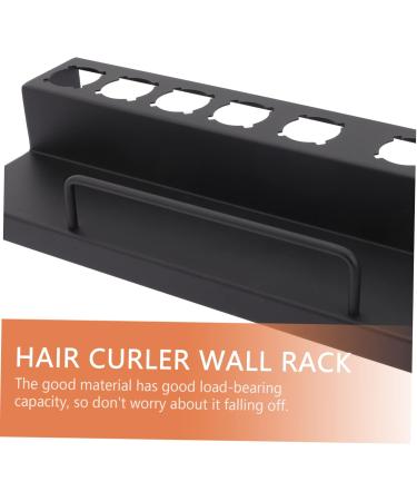 Gogogmee Curling Iron Rack Pumice Stone for Feet Hair Curler Wall Rack Hair Dryer Stand Stainless Steel Black - Buy Online on SooperMarket.com