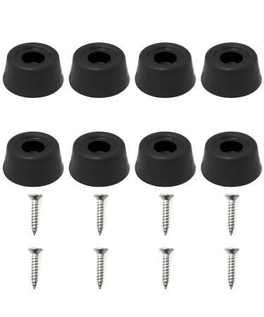 JJHXSM 8pcs Billiard Rod Tail Protective Sleeve 27x13mm Durable Rubber Billiard Pool Cue Bottom Tail Protective Cover Case