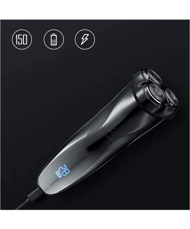 GeRRiT Electric Razor - Waterproof 3D Rechargeable Shaver for Men | Wet & Dry Rotary Shaving with Pop-up Trimmer & LED Display | 150 Mins Battery Life - Buy Online on SooperMarket.com