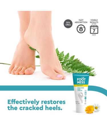 FOOTNESS Cream for Cracked Heels 25% Urea Restores Dry Skin in 7 Days (50 ml) - Buy Online Now! - Buy Online on SooperMarket.com