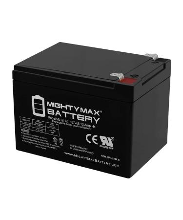 Mighty Max Battery 12V12AH F2 Battery Replaces Razor Dirt Rocket SX500-15128101