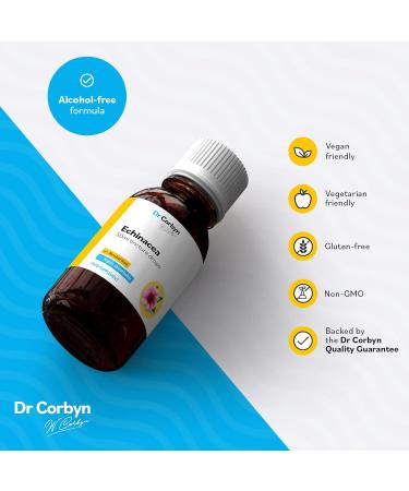Dr Corbyn Immunity Support Bundle: Echinacea Tincture Drops (50ml) & Vitamin D3 1 000IU (50ml) | Highly Absorbable & Fast Acting Bundle - Buy Online on SooperMarket.com