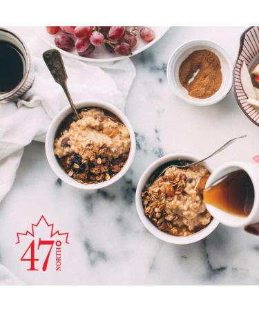 47 North Canadian Bio Maple Syrup - Very Dark Grade A 500ml | Organic Gluten-Free Vegan - Perfect for Pancakes & More - Buy Online on SooperMarket.com