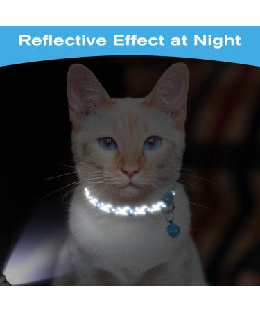 Tagme Cat Collar 2-Pack - Reflective Safety Collars with Name & Address Shield for Kittens | Adjustable 15-20 cm | Sky Blue - Buy Online on SooperMarket.com