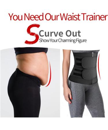 Shop Aoleytech Women's Waist Trainer Corset | Adjustable Sweat Belt for Effective Belly Trimming & Workout Support - Buy Online on SooperMarket.com