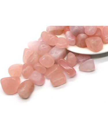 Natural Rose Quartz Crystals and Stones Tumbled Bulk Specime Stones Home Aquarium Decoration Gift - Buy Online on SooperMarket.com