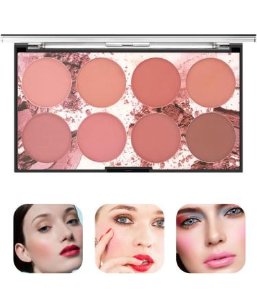Blush Palette Makeup Blush Cream Palette Face Powder Blusher with 8 Blush 42G 8 Colors Blusher - Buy Online on SooperMarket.com