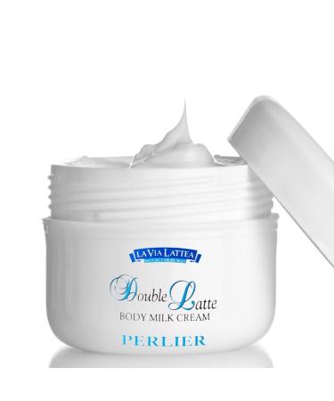Perlier Double Latte Body Milk Cream for Sensitive Skin 6.7oz | Gentle Moisturizer - Buy Online on SooperMarket.com