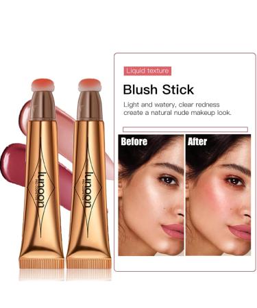 Aaiffey Cream Blush Beauty Wand - Natural Silky Smooth Liquid Face Blush Stick (03 Peach) - Buy Online on SooperMarket.com