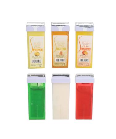 High Efficiency Hair Removal Wax Roller - Safe Depilatory Wax 6 Pack for Strong Viscosity & Smooth Arms | International Shipping Available - Buy Online on SooperMarket.com