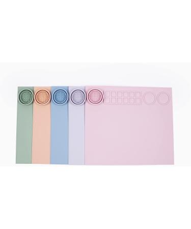 Cheek's Paper Room Silicone Craft Mat & Paint Brush Cleaner (Pinklet) - Large 15 x 17 Mat for Painting, Clay, Resin & Crafts - Buy Online on SooperMarket.com