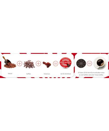 Milk Chocolate SCHO-KA-KOLA with Natural Caffeine from Cocoa Cola-Nut-Powder and Coffee 2 tins x 100 g / Germany - Buy Online on SooperMarket.com