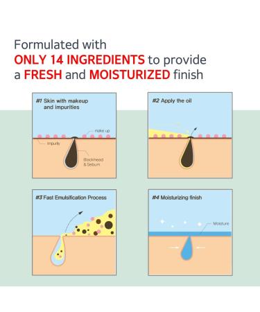 MAKE P:REM Safe Me Cleansing Oil - Deep Pore Makeup Remover for Oily Skin | Gentle Blackhead Remover | Korean Skincare - 210ml - Buy Online on SooperMarket.com