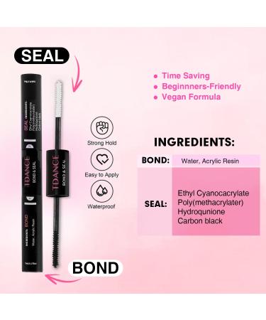 Buy Lash Bond and Seal 10ml - Super Strong Hold Eyelash Extension Glue & Seal for DIY - Waterproof Lasts 48-72 Hours - Buy Online on SooperMarket.com