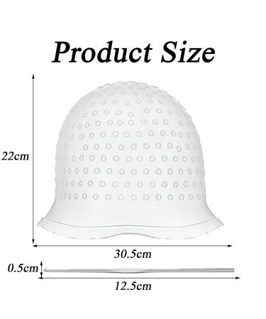 Roinaaid Highlighting Hood for Hair Dye | Reusable High-Gloss Streak Hood Set - Perfect for DIY Coloring & Styling - Buy Online on SooperMarket.com
