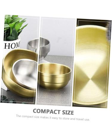 Angoily Stainless Steel Shaving Cream Bowl - 304 Marble Deep Container Tool for Men - Buy Online on SooperMarket.com
