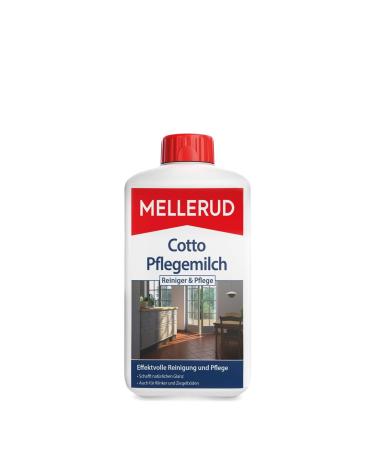 Mellerud Cotto Nursing Milk Cleaner & Care |1 x 1 l |Reliable means of cleaning waxed or untreated floors 1 L (1 Pack)