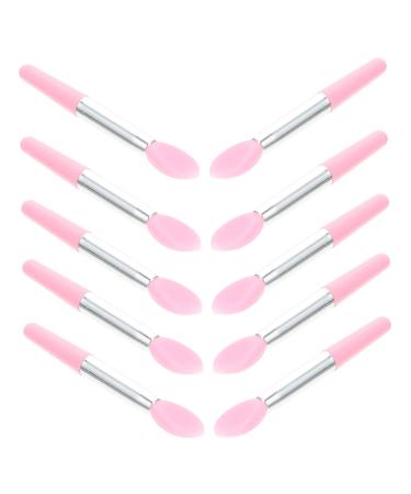 10pcs Lip Mask Spoon Women Makeup Brush Cosmetic Lipstick Brush Lip Brush Lip Balm Brush Lipstick Applicator Eyeshadow Brush Cosmetics Brush Eyeshadow Applicator Makeup Tool