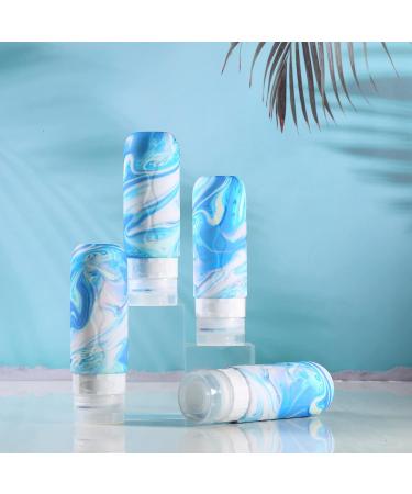Gemice Travel Bottles 85ml - TSA Approved Leak-Proof BPA-Free Travel Accessories for Shampoo & Soap (Set of 4) - Buy Online on SooperMarket.com