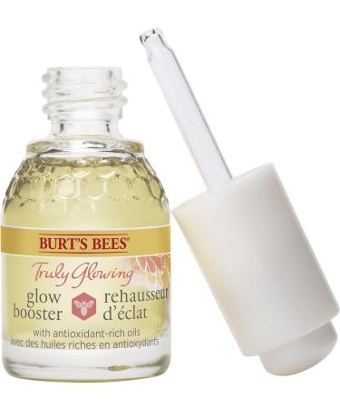 Burt's Bees Truly Glowing Reawakening Glow Booster Face Serum with Antioxidant-Rich Oils 100% Natural Origin Developed with Dermatologists 15mL Glow Booster With Antioxidant-Rich oils - Buy Online on SooperMarket.com