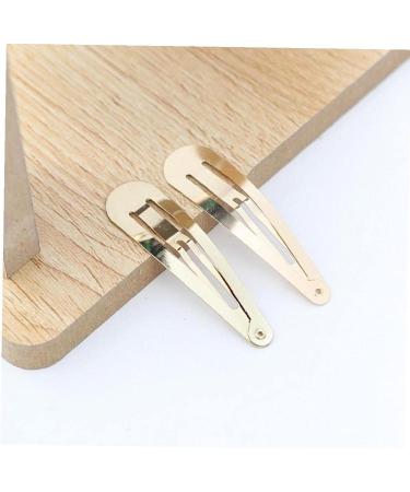 TOSSPER 6-Piece Water Drop Shape Hair Clips - Stylish Oval Snap Hairpins for Women Metal Slip Hair Barrettes & DIY Hair Accessories - Buy Online on SooperMarket.com