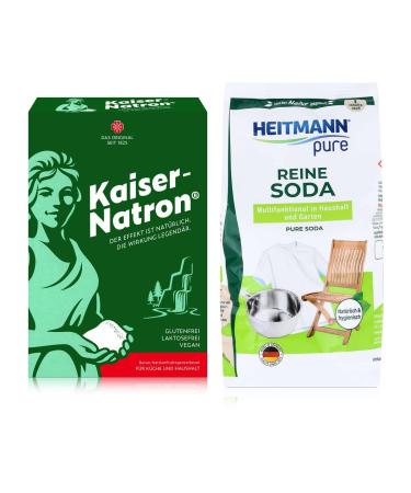 250g Original Kaiser-Natron Powder + 500g Heitmann Pure Soda