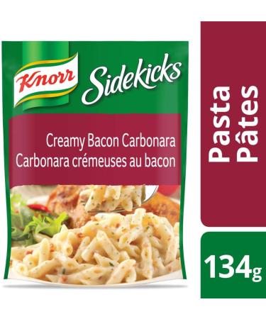 Knorr Sidekicks Pasta for a tasty pasta dish Creamy Bacon Carbonara & Sidekicks Pasta Side Dish for a quick meal that's easy to prepare Creamy Parmesan without artificial flavours 124 g 8 count Side Dish + Sidekicks Pasta Side Dish Bacon Carbonara - Buy Online on SooperMarket.com