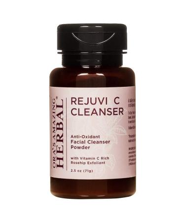 Ora's Amazing Herbal Rejuvi C Cleanser Powder Face Wash Gentle Cleansing Powder for All Skin Types (Rejuvi C Cleanser 2.5 oz)